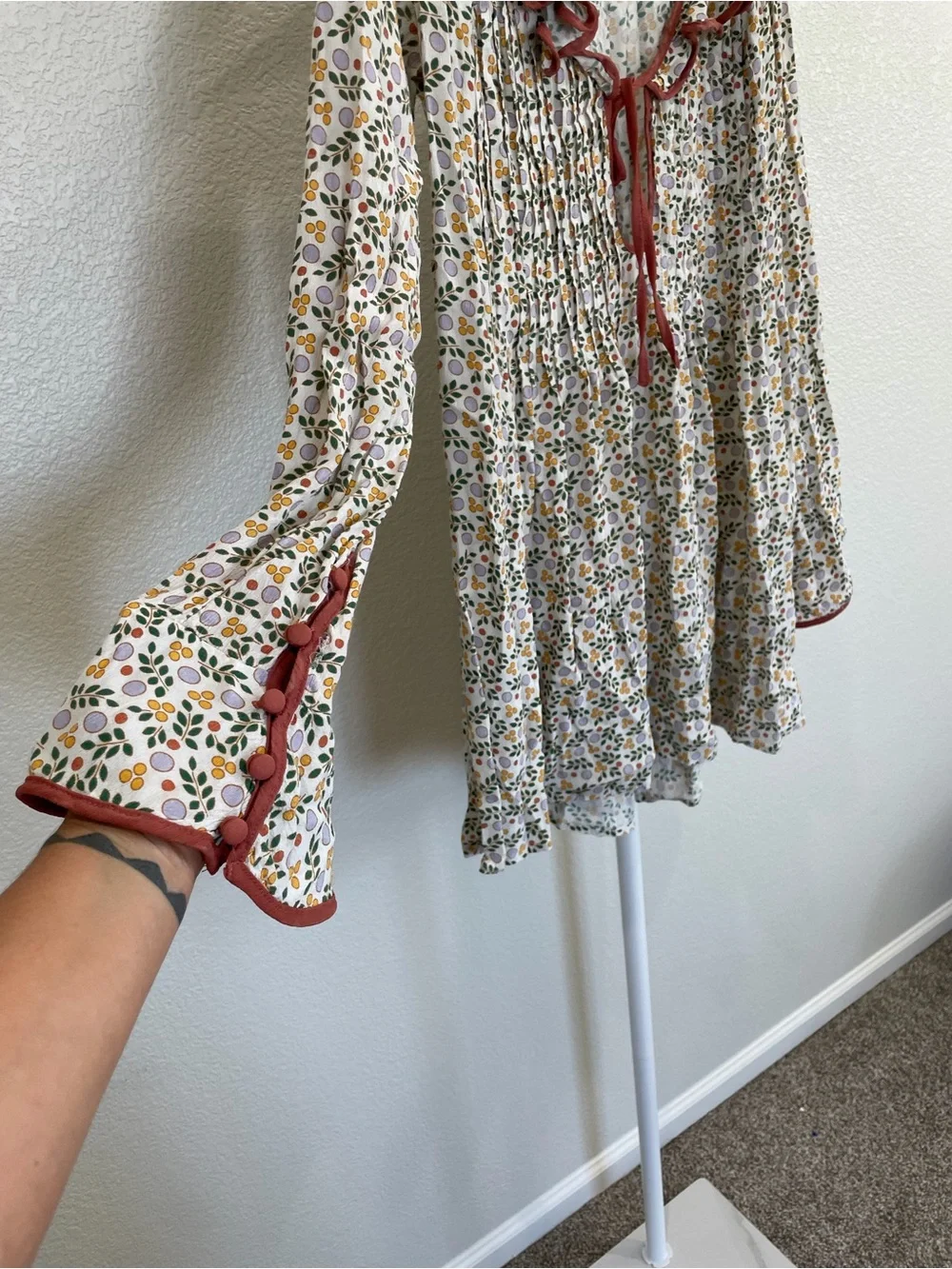 Free People Blossom Baby Mini Dress Small